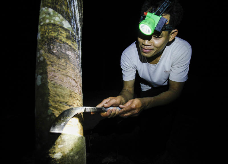 Thailand, Indonesia, Malaysia will cut rubber exports for four months from April to shore up global prices. (Bangkok Post photo) Thailand, Indonesia, Malaysia will cut rubber exports for four months from April to shore up global prices. (Bangkok Post photo)