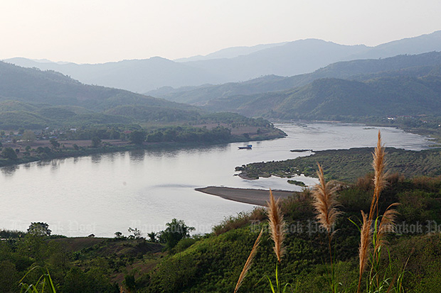 Mekong river in Chiang Rai province. (Bangkok Post file photo)