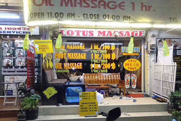 Massage shop where tourist died was operating illegally