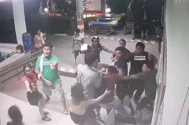 Gangs brawl at public hospital in Prachuap Khiri Khan