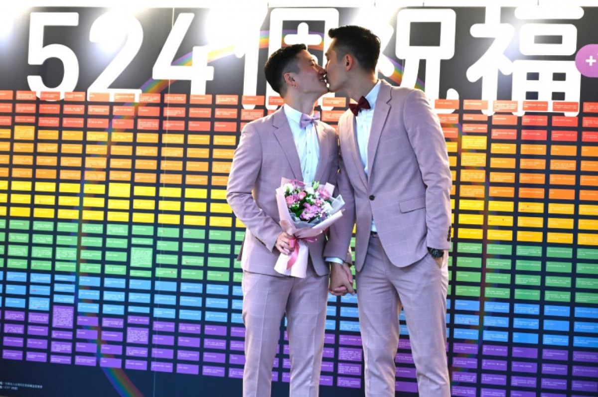 Bangkok Post - Taiwan holds first gay marriages in historic day for Asia