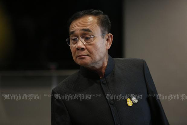 MPs and senators voted for Gen Prayut Chan-o-cha to be the prime minister in their joint meeting on Wednesday. (Photo by Pornprom Satrabhaya)