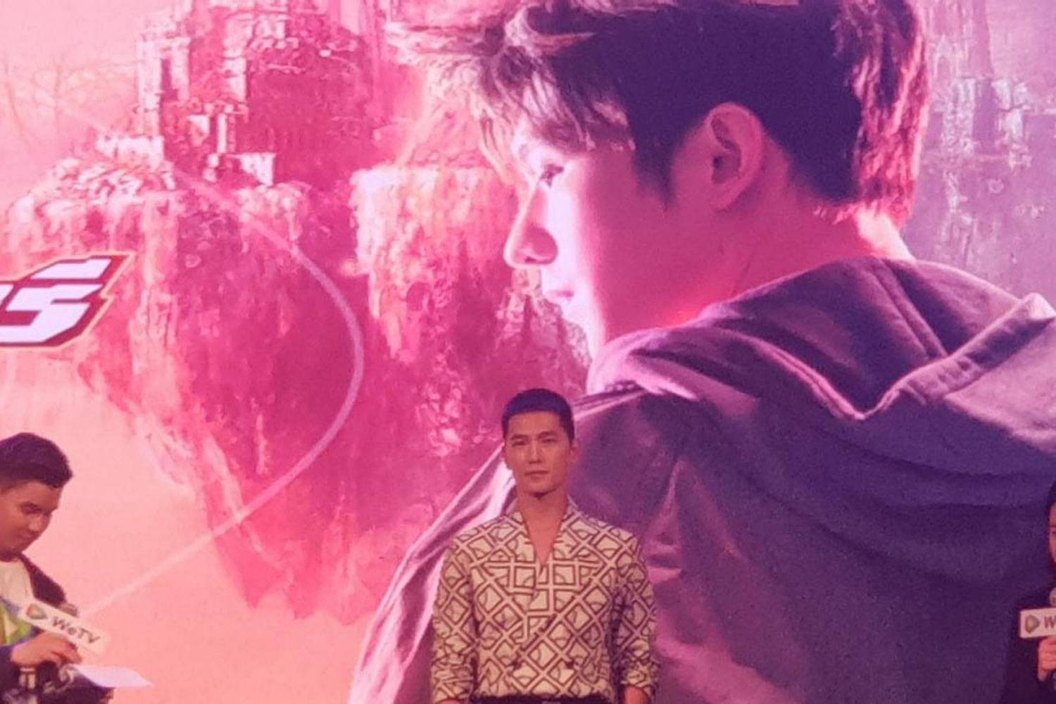 Chinese actor Yang Yang at the launch of the WeTV app in Thailand. An online video streaming platform, WeTV is available for mobiles and PC.