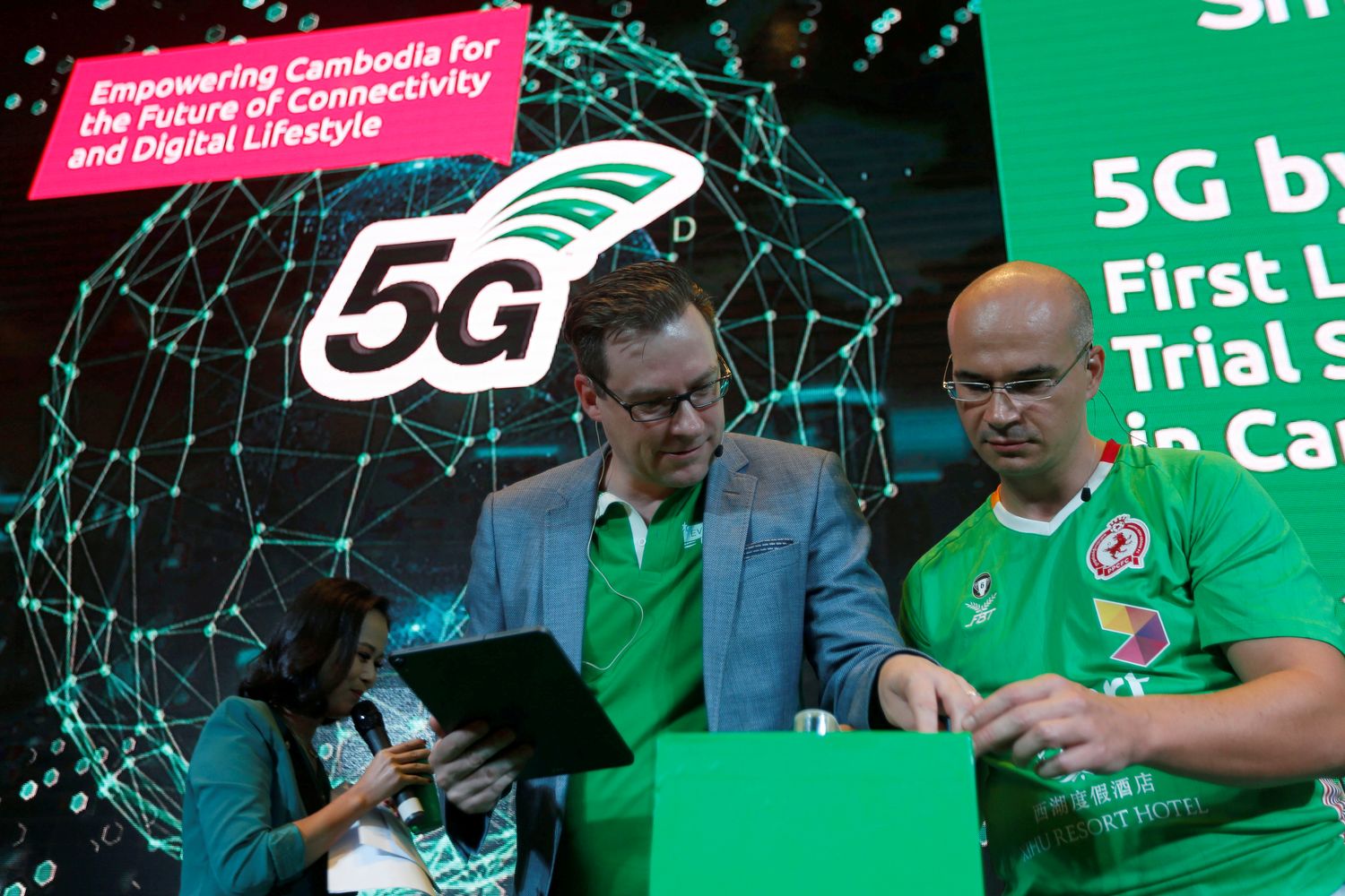 Cambodia firm tests 5G with Huawei