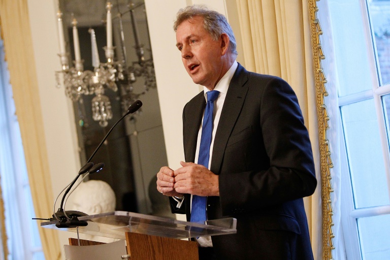 British Ambassador Kim Darroch (pictured January 2017) reportedly said Trump's presidency could British Ambassador Kim Darroch (pictured January 2017) reportedly said Trump's presidency could