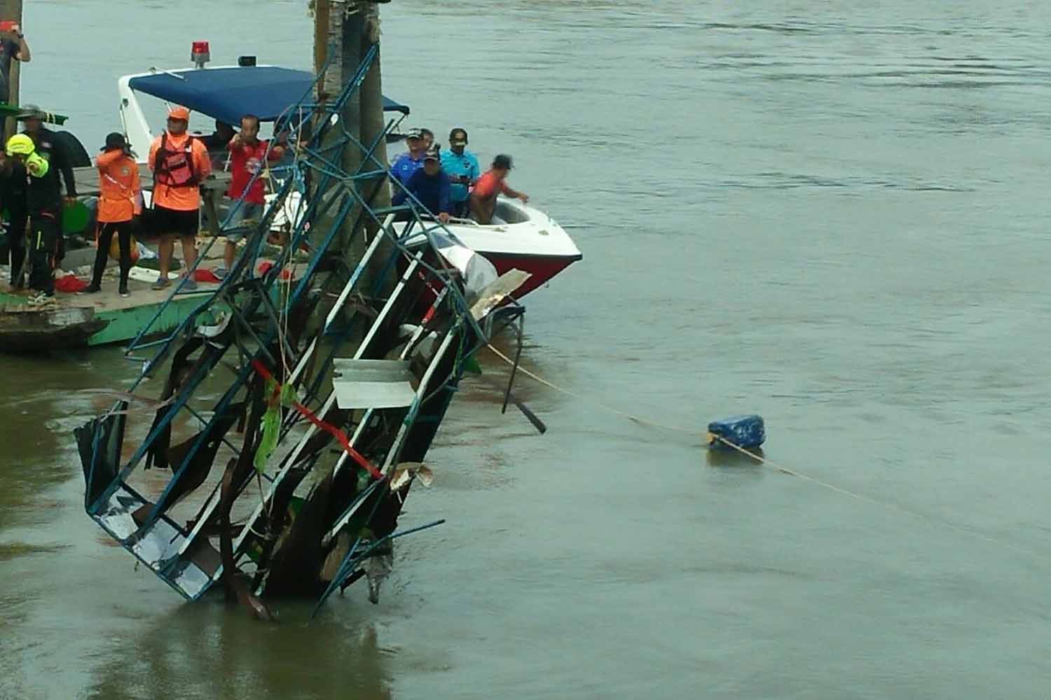 Second body found in collapsed riverbank food market