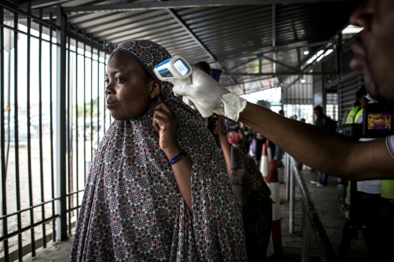 Officials have set up screening stations in Goma, which has a border crossing into Rwanda. Officials have set up screening stations in Goma, which has a border crossing into Rwanda.