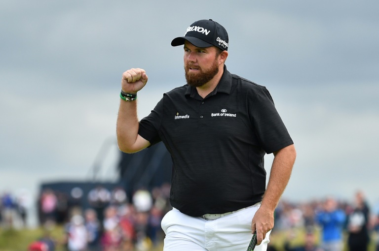 Ireland's Shane Lowry leads the British Open by four shots heading into Sunday's final round. Ireland's Shane Lowry leads the British Open by four shots heading into Sunday's final round.