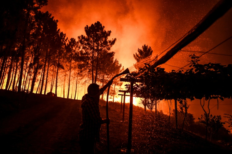 More than 1,000 firefighters battle Portugal wildfires