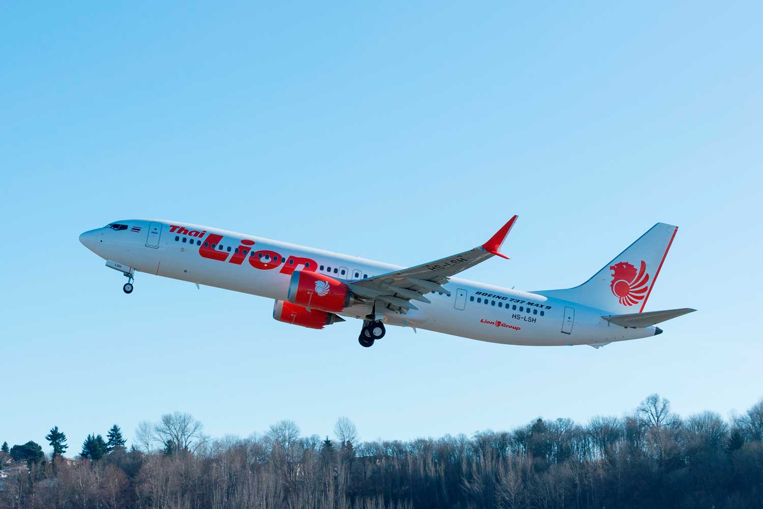 Thai Lion Air's Boeing 737 Max. (Thai Lion Air photo)