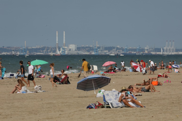 The beach of French resort Deauville, where the French Fab Tour is hoping to get young people interested in factory work The beach of French resort Deauville, where the French Fab Tour is hoping to get young people interested in factory work