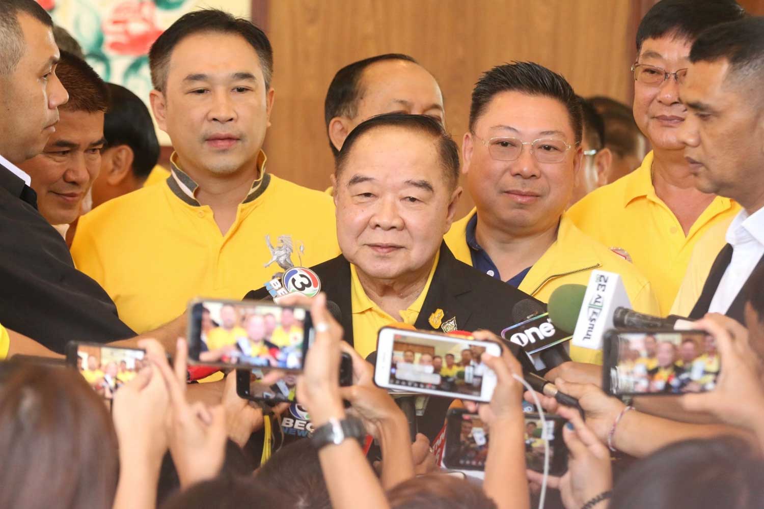 Prawit to be Palang Pracharath's chief strategist