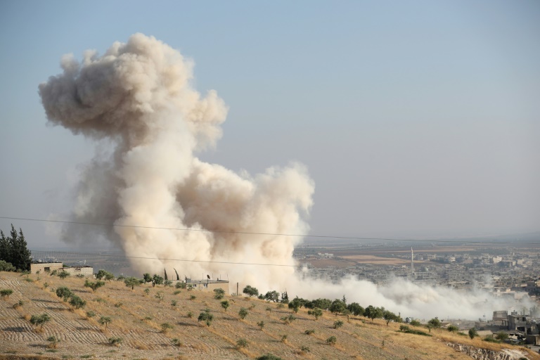 Syrian regime forces have been battling to capture the jihadist-held town of Khan Sheikhun in the country's northwest as it lies on a key highway. Syrian regime forces have been battling to capture the jihadist-held town of Khan Sheikhun in the country's northwest as it lies on a key highway.