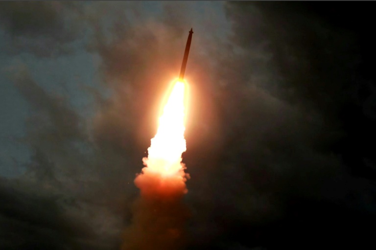 North Korea has carried out several missile launches in recent weeks (July 31 test pictured) in protest at US-South Korean military exercises. (AFP photo) North Korea has carried out several missile launches in recent weeks (July 31 test pictured) in protest at US-South Korean military exercises. (AFP photo)