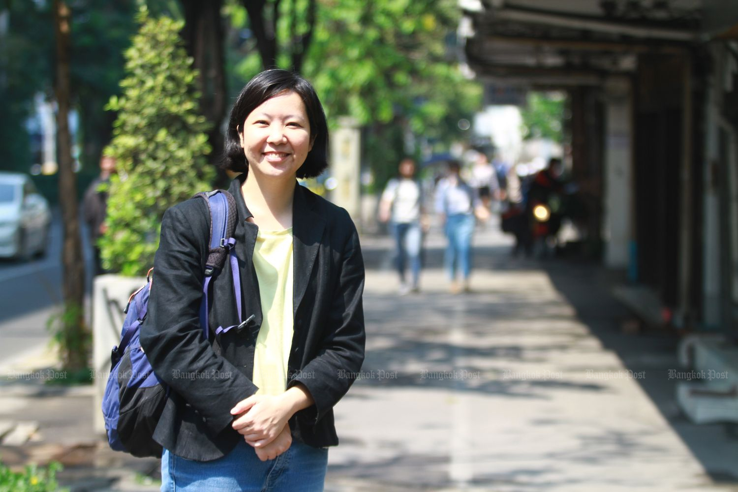 Sarinee Achavanuntakul, an academic, is charged with contempt of court by the Supreme Court's Election Cases Division. (File photo by Somchai Poomlard)