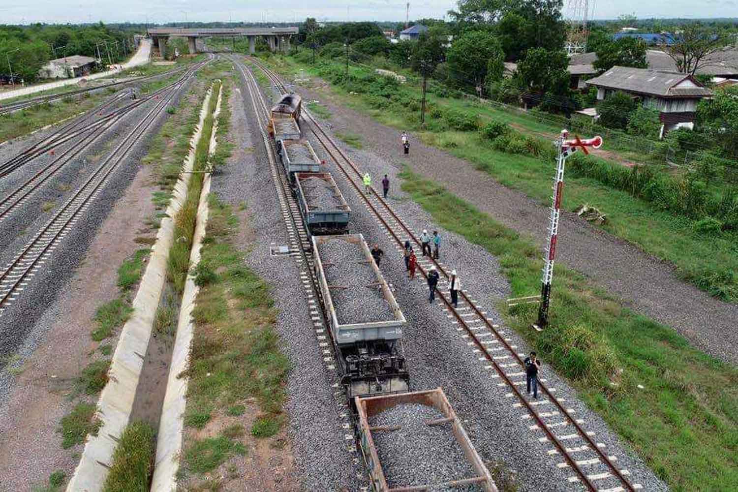 Freight train derailment affects Bangkok-Nong Khai services