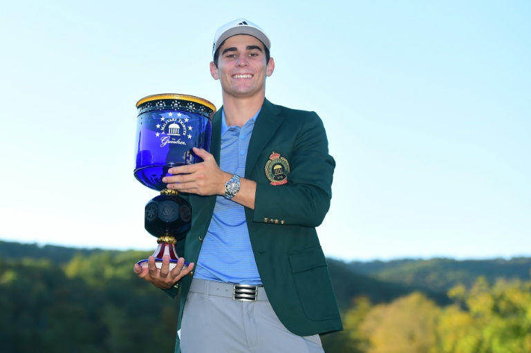 Chile's rising star Niemann wins first PGA Tour event by six shots