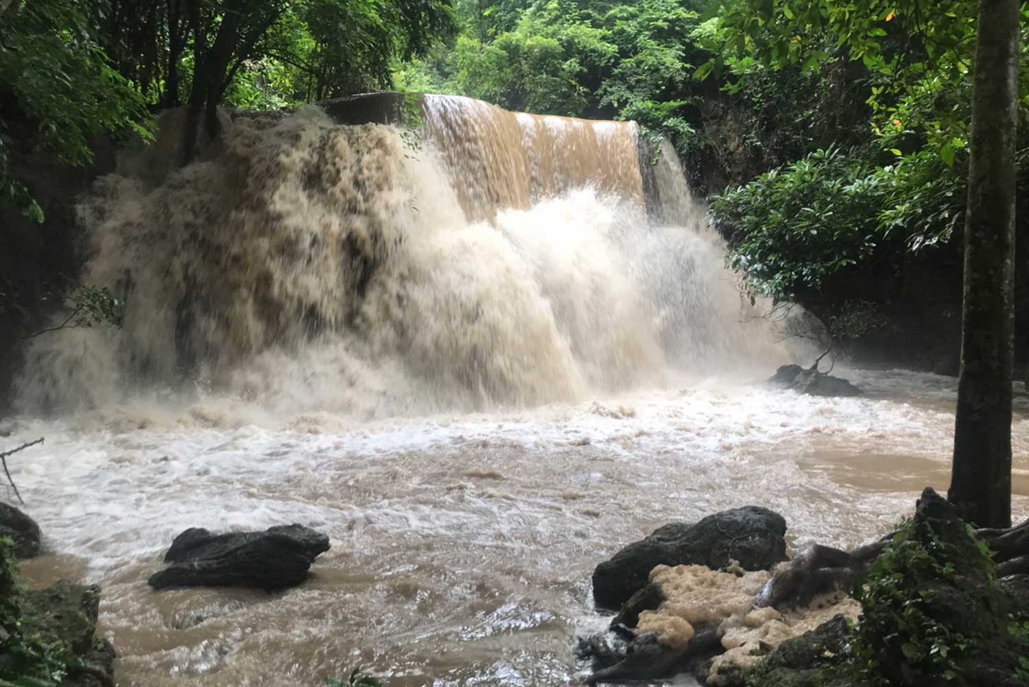 Swimming banned at two Kanchanaburi waterfalls