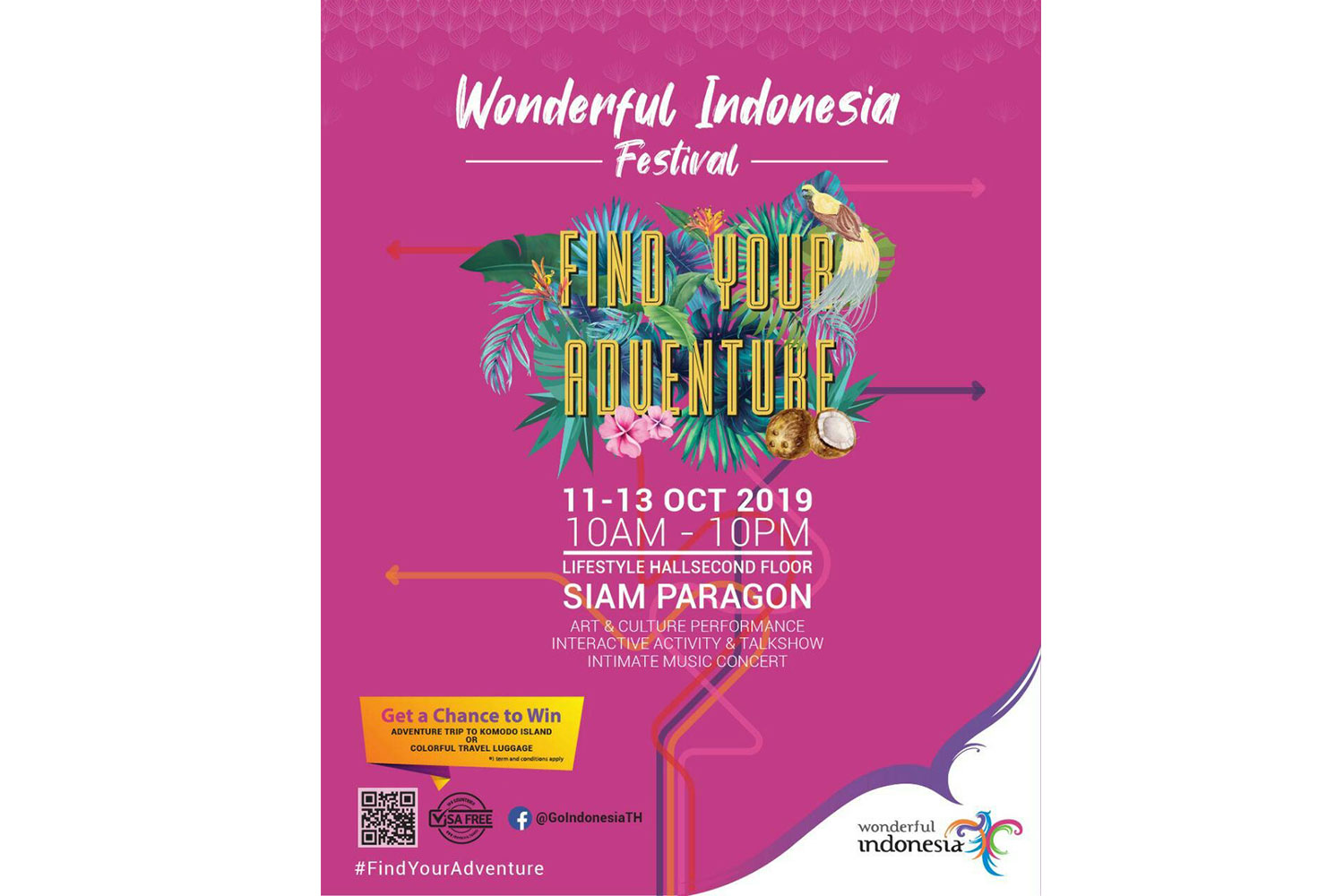 Wonderful Indonesia Festival in Thailand 2019