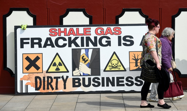 The decision to halt fracking comes weeks before Britain goes to the polls in a general election with the issue expected to be raised during campaigning
