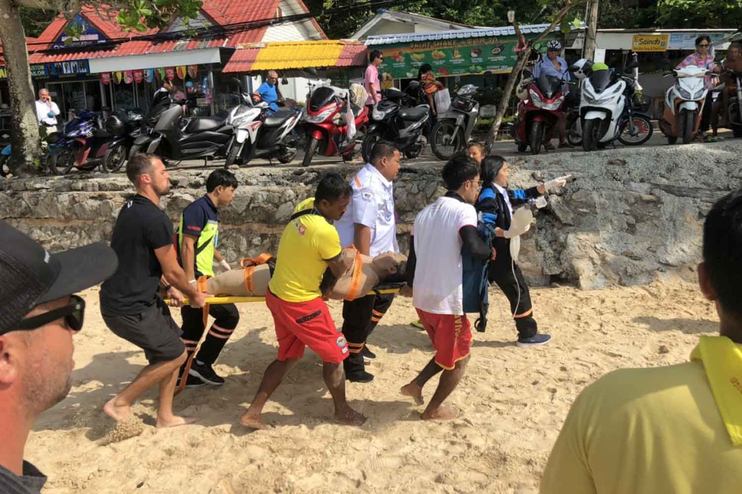 Chinese man rescued from sea off Phuket beach