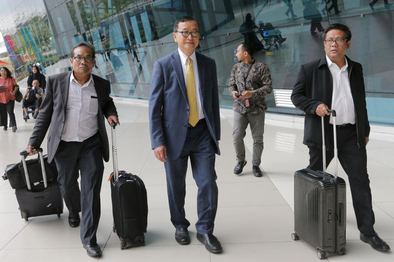 Sam Rainsy in Indonesia plotting next move