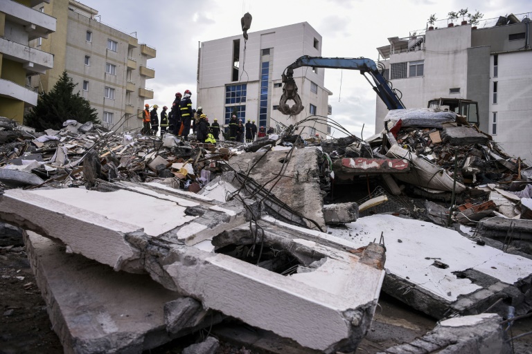 Albanian quake survivor rescued after being trapped for two days