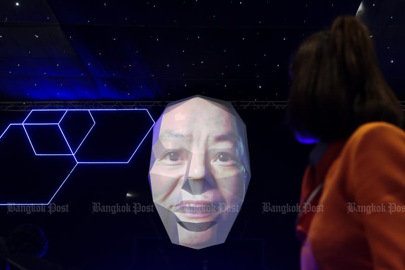 China requires people to have their faces scanned when registering mobile phone services. (Photo by Patipat Janthong) China requires people to have their faces scanned when registering mobile phone services. (Photo by Patipat Janthong)