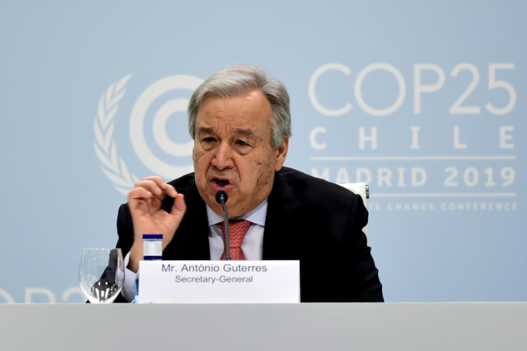 Guterres flagged a UN report to be released in a few days confirming the last five years are the warmest on record, with 2019 likely to be the second hottest ever.