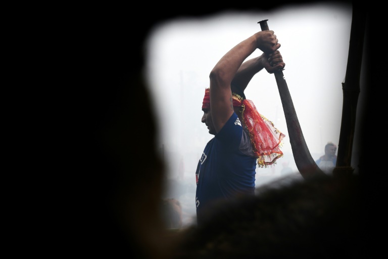 Some 200 butchers are taking part in the ritual sacrifice of an estimated 200,000 animals. Some 200 butchers are taking part in the ritual sacrifice of an estimated 200,000 animals.