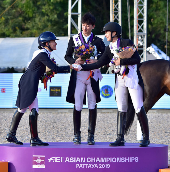Bangkok Post - South Korean rider wins dressage individual gold in Pattaya