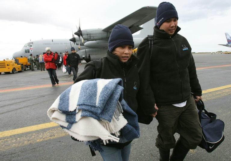A Chilean Air Force C-130 at Punta Arenas in 2007 A Chilean Air Force C-130 at Punta Arenas in 2007