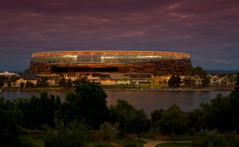 Day-night tester: New Zealand face Australia under lights at the Optus Stadium in Perth in the first Test of three this week Day-night tester: New Zealand face Australia under lights at the Optus Stadium in Perth in the first Test of three this week