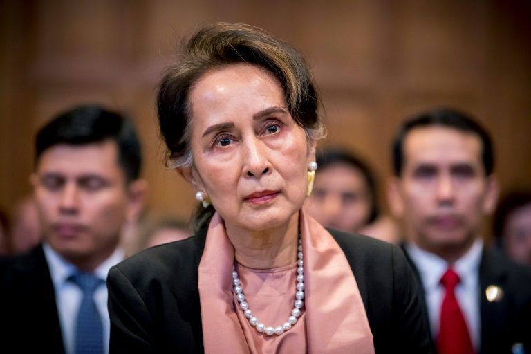 Suu Kyi's defence of the same military that once kept her locked up has since caused international condemnation. Suu Kyi's defence of the same military that once kept her locked up has since caused international condemnation.