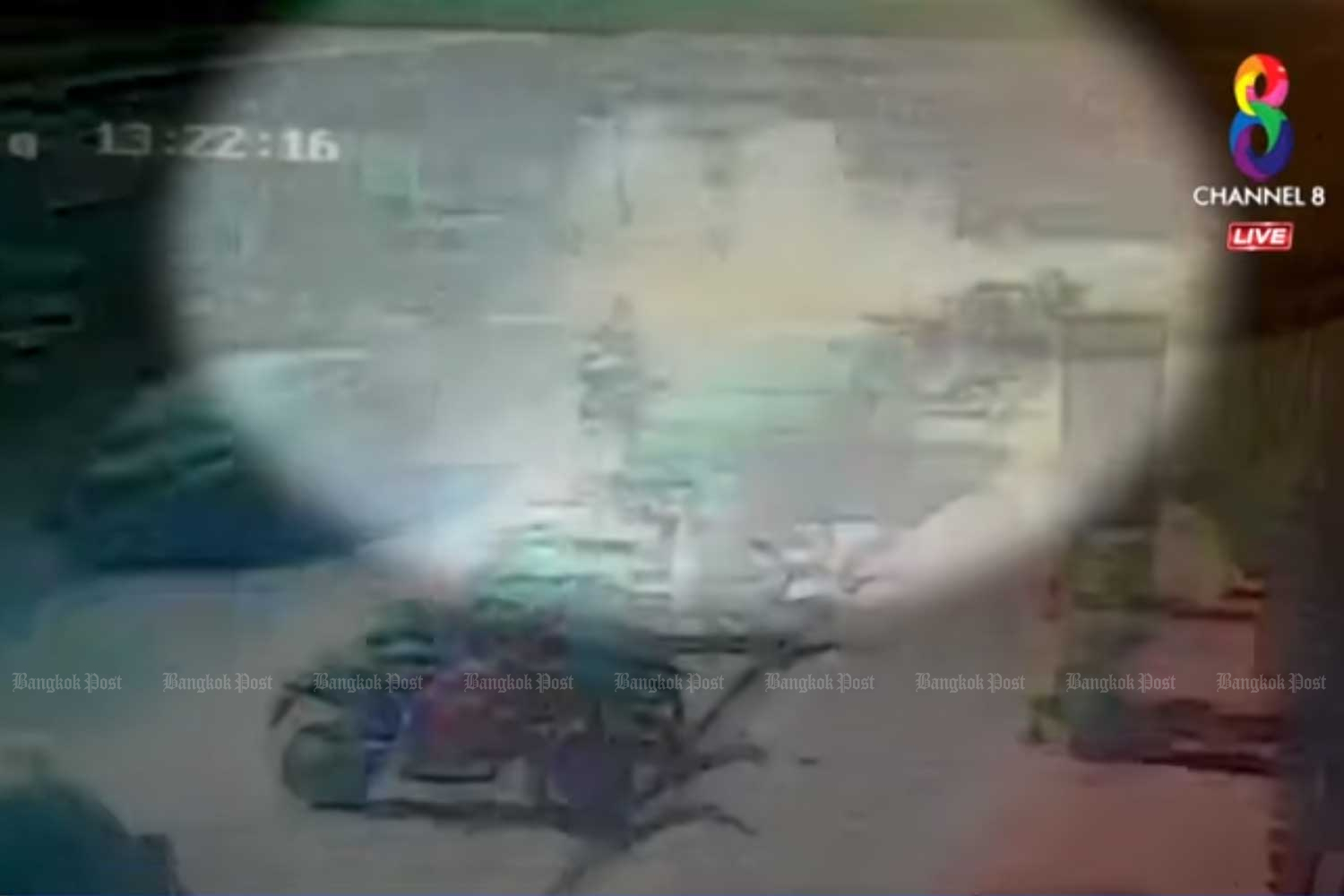 VIDEO: Exploding manhole cover severely injures motorcyclist Bangkok ...