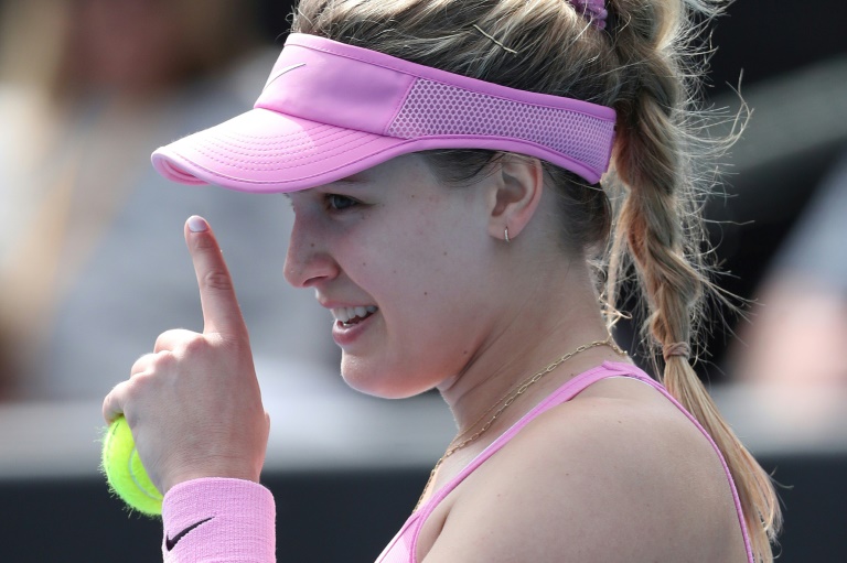 Eugenie Bouchard of Canada needed medical attention. Eugenie Bouchard of Canada needed medical attention.