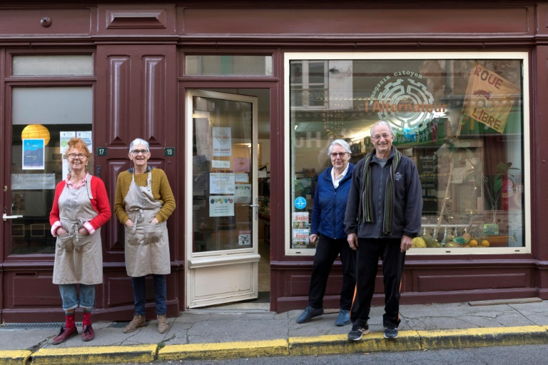 Volunteers stepped in and saved the only grocery shop in the centre of Sauxillanges, a rural village in central France Volunteers stepped in and saved the only grocery shop in the centre of Sauxillanges, a rural village in central France