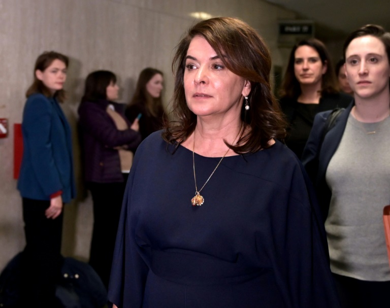 Actress Annabella Sciorra leaves the courtroom in Manhattan Criminal Court, on January 23, 2020 in New York City. Actress Annabella Sciorra leaves the courtroom in Manhattan Criminal Court, on January 23, 2020 in New York City.