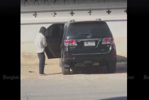 'Blind' beggar caught driving to work