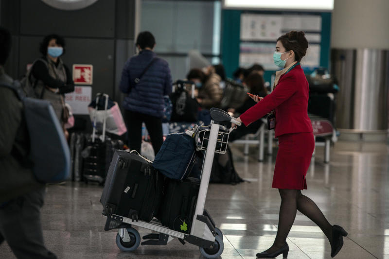 Cathay Pacific group has cancelled more than half of its flights