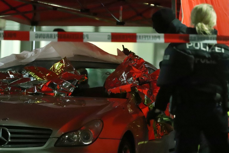 The shootings late on Wednesday targeted bars in Hanau, Germany. The shootings late on Wednesday targeted bars in Hanau, Germany.