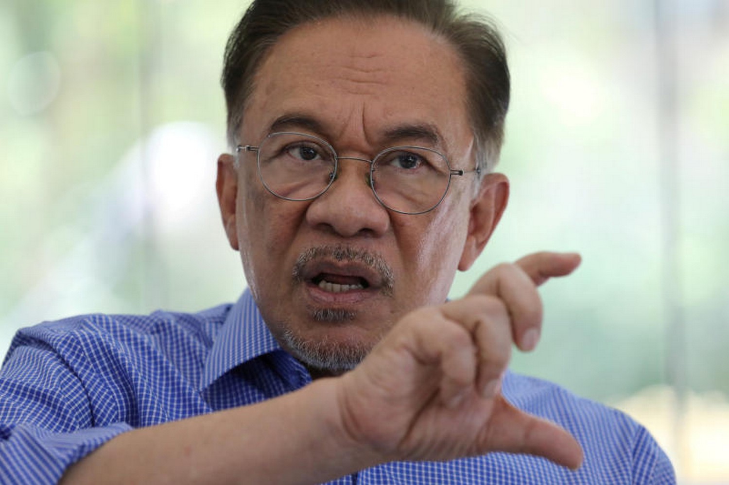 Politician Anwar Ibrahim during an interview with Reuters in Petaling Jaya, Malaysia, Feb 6. (Photo: Reuters)