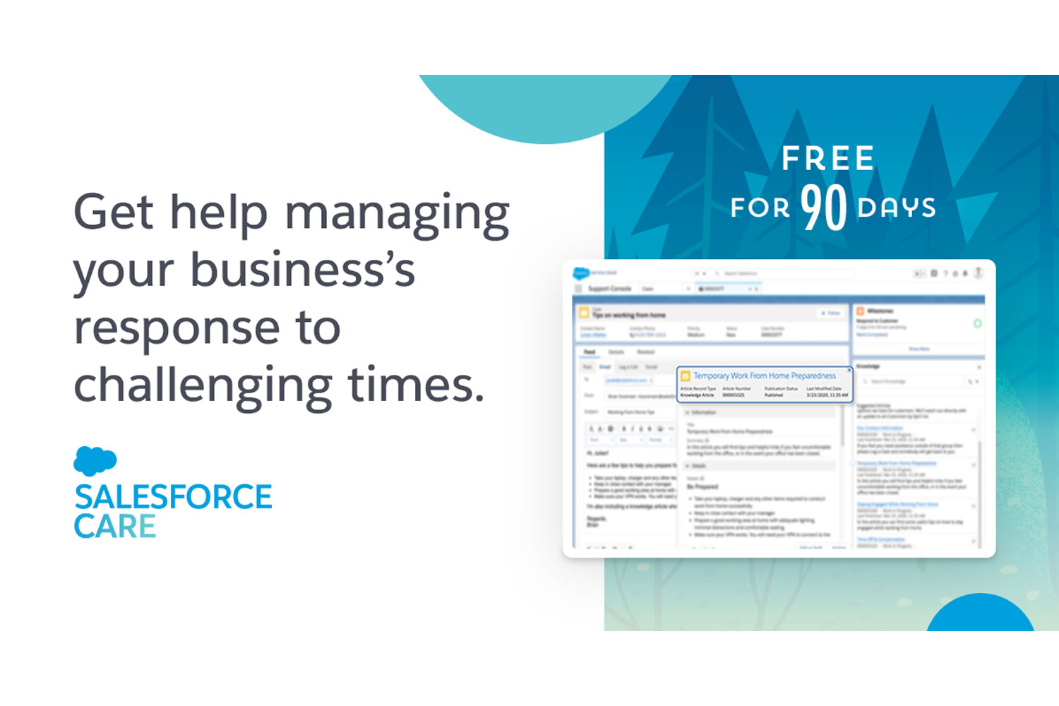 Free business tools from Salesforce during Covid-19