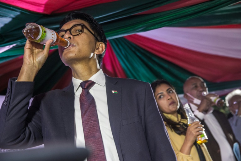 Madagascar president launches coronavirus 'remedy'