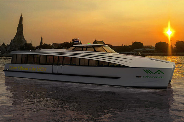 Energy Absolute plans to operaate a fleet to ferry passengers on the Chao Phraya River. (Energy Absolute photo)