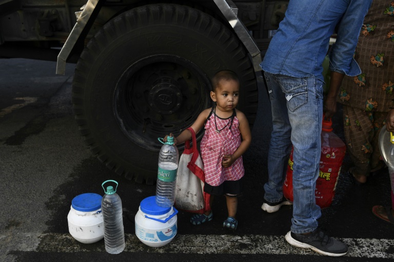 Roughly a third of India's 1.3 billion people cut back on washing and bathing during summer as taps run dry Roughly a third of India's 1.3 billion people cut back on washing and bathing during summer as taps run dry