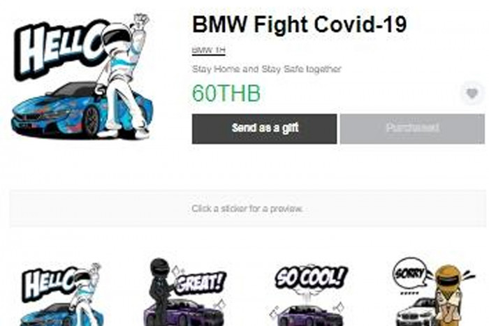 Bangkok Post - BMW sticker pack spices up social distancing