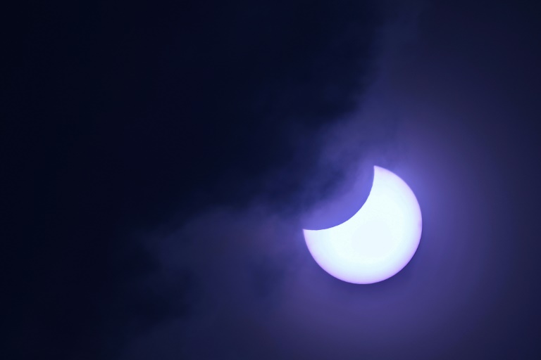 Annular eclipses occur when the Moon -- passing between Earth and the Sun -- is not quite close enough to our planet to completely obscure sunlight Annular eclipses occur when the Moon -- passing between Earth and the Sun -- is not quite close enough to our planet to completely obscure sunlight