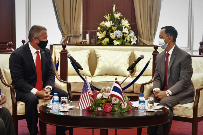 US Ambassador H.E. Mr. Michael George DeSombre paid courtesy visit to NACC President