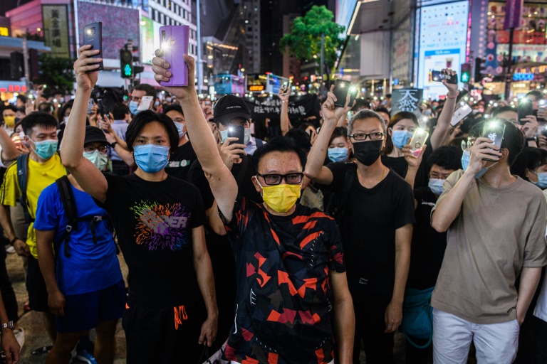 Protests against China's increasingly heavy-handed approach to Hong Kong have rocked the semi-autonomous city for the past year. Protests against China's increasingly heavy-handed approach to Hong Kong have rocked the semi-autonomous city for the past year.